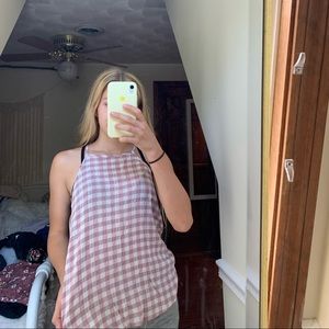 Pink tank top